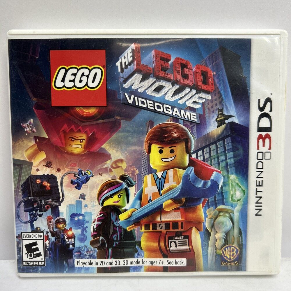 🔥🔥🔥The Lego Movie Videogame - 3DS - Case And Manual Only “NO GAME”🔥🔥🔥